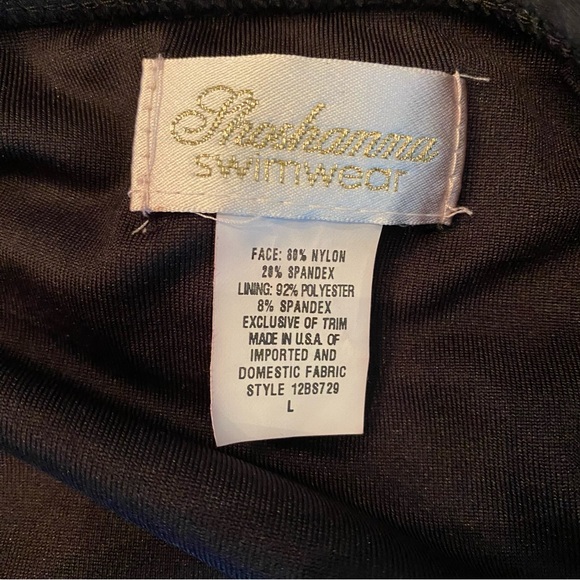 NWOT Shoshanna black bikini bottoms gold detailed sides, size large - Picture 5 of 5